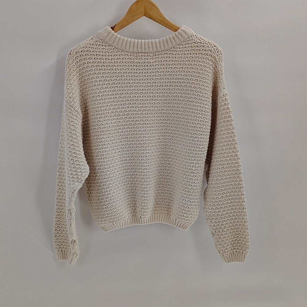 Universal Thread Sweater Size Medium Cream Long S… - image 3